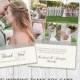 Wedding Card Template Thank You Card 5"x 7" Photoshop Template - C1W002