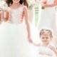 NEW! The Juliet Dress in Blush and Ivory - Flower Girl Dress