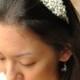 Adoree - Freshwater Pearl Bridal Headband Tiara
