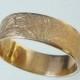 Unisex ring, Man Wedding Band,  Woman Wedding Band,14 karat gold ring, Recycled gold, Wedding Band, Made To Order  ring