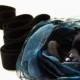 Nautical Blue Organza Flower Accessories Sash Headband Hair Accessory Wrist Corsage Armband Blue Wedding