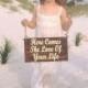 Ring Bearer Signs/ Ringbearer Sign/Flower Girl Signs/Wedding Entrance/Wedding Ceremony Prop/Wedding Sign/Rustic Wedding/Country Wedding