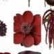 Red, Burgundy, Cranberry & Maroon Colored Weddings