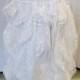 White Bridal  ruffled maxi rustic skirt/lacy/summer fun/Endladesign/Handmade/boho/shabby chic/cottage chic,western chic,country western