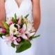 Bridal Bouquet, Pink Lily, Wedding bouquet, Alternative bouquet, Real touch, Artificial flowers, High Quality bouquet , Calla Lily,