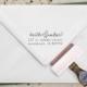 Personalized Wedding Address Stamp - Self Inking Stamp - Rubber Stamp - Holiday Cards - Stocking Stuffer