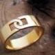 Wedding band, Mens engagement ring, Mens promise ring, Men 14karat wedding gold band, Anniversary mens ring, Male band ring, Mens gold band