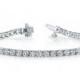10.12 Carat F SI1 Diamond Tennis Bracelet - Diamond Bracelet 18k White Gold - Wedding Bracelet - Eternity - Christmas Gifts For Her
