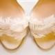 Feather-wedding-shoes - Once Wed