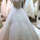 strapless chapel train Ball Gown Cinderella Princess cut bridal royal  wedding dress