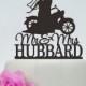 Mr And Mrs Wedding Cake Topper With Last Name,Bride And Groom On motorcycle Silhouette,Custom Cake Topper,Couple on Moto Cake Topper C125