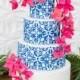 Hot Pink & Cobalt Grecian Weeding Inspiration - Inspired By This