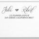 Wedding Return Address Stamp Personalised Stamp Wedding Gift Housewarming Stamp Wood handle or Self Inking