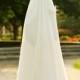 H1570 Cheap Simple plunging chiffon low back wedding dress