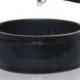Black Elegant Silicone Wedding Ring for Men. Thin, Comfortable, Durable. 8mm Wide. Gift Bag and Silicone Keychain Included.