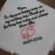 Mother of bride gift -  embroidered wedding handkerchief - to dry your tears - wedding gift for parent - personalized hankerchief