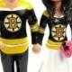 Custom Hockey Wedding Cake Toppers Sculpted to Look Like You