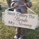 Here Comes The BRIDE My Mommy- Wedding Sign STENCIL- 4 Sizes - Create Ring Bearer Flower Girl Signs