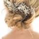 Boho Silver Halo Hair Wrap, Silver or Gold Hair Wreath, Boho forehead band, Wedding Hair Vine, Boho Wedding Headpiece - 'VIOLETTA'