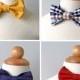 Cotton Bow Tie for Boy, Toddler and Baby, Fall Collection, Yellow Gold, Plaid, Midnight Navy and Redwood