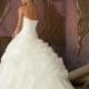 A-Line Sweetheart Beading Wedding Gown