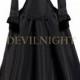 Black Long Sleeves Gothic Victorian Dress