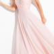 Straps Red Floor Length Crystals Chiffon Ruched Pink