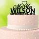 Personalized Wedding Cake Topper - Personalized Cake Topper - Mr Mrs - Date Cake Topper - Cake Topper for Wedding - Custom Cake Topper