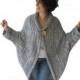 50% CLEARENCE Chunky Light Gray Casual Cardigan
