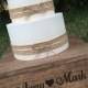Rustic Wedding Cake Stand AND Keepsake Box, Personalized Wood Cake Stand, Keepsake box, Square Cake Stand