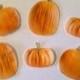 Double-Sided Edible Wafer Paper Pumpkins for Cakes, Cupcakes or Cookies