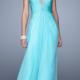 Open Back Red Floor Length Blue Sleeveless Ruched Sweetheart Chiffon