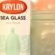 Krylon Sea Glass Vases