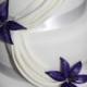 Purple Lily Wedding Cake!