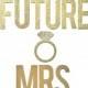 Future Mrs Banner // Bridal Shower Banner Decor // Bachelorette Party Decorations // Engagement Party Decor
