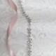Silver Crystal Rhinestone Bridal Sash,Skinny Wedding sash,Bridal Accessories,Bridal Belt,Style #31