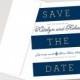 Beach Wedding Save the Date Magnets, Save the Date Magnets Navy Blue