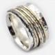 Nickel Free spinner ring, Six Band Spinner, Unisex Spinner Ring, Wide Spinner Ring, Spinner Ring, Meditation Ring, Worry Ring, Fidget Ring