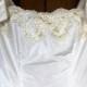 FREE SHIPPING Vintage Victor Costa Beaded Wedding Dress    Size Small