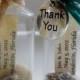 THANK YOU Mini Message Bottle FAVORS With Or Without Magnets Sold In Lots Of 12 Or More