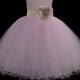 Pink Flower Girl dress tie sash pageant wedding bridal recital children tulle bridesmaid toddler 37 sashes sizes 12-18m 2 4 6 8 10 12 