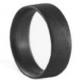 Mens Wedding Band Brushed Black Silver Personalized Man Ring Jewelry