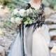Edgy Black Lace Wedding Inspiration
