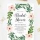 Romantic Vines Bridal Shower Invitation