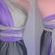 3 Color Ombre Infinity Convertible Wrap Twist Dress - 37 Colors - Ombre Bridesmaids Dress