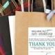 Personalized "Welcome to Our ..." Wedding Welcome Bag