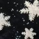 12 Single SMALL Edible gum paste/fondant SPARKLY Snowflakes... cake or cupcake toppers