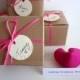 Set of FIVE (5) -- Felt Fortune cookie, wedding favor, place card, secret message, Will you be my bridesmaid