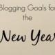 Blogging Goals For The New Year