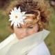 Boho wedding headpiece, Rustic bridal crown, Bohemian headpiece, Bridal headband with Birch bark andBaltic amber